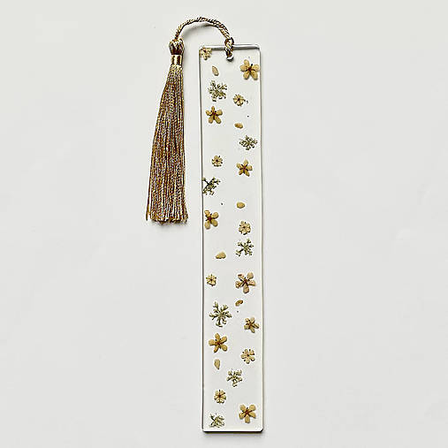 Papiernictvo - Záložka do knihy "žltá" (baza & repík & trebuľka) - 17838390_