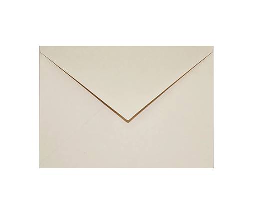 Papiernictvo - Obálka krémová 115g C6 - 17841217_