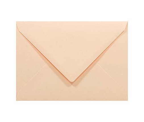 Papiernictvo - Obálka lososová 80g C6 - 17841902_