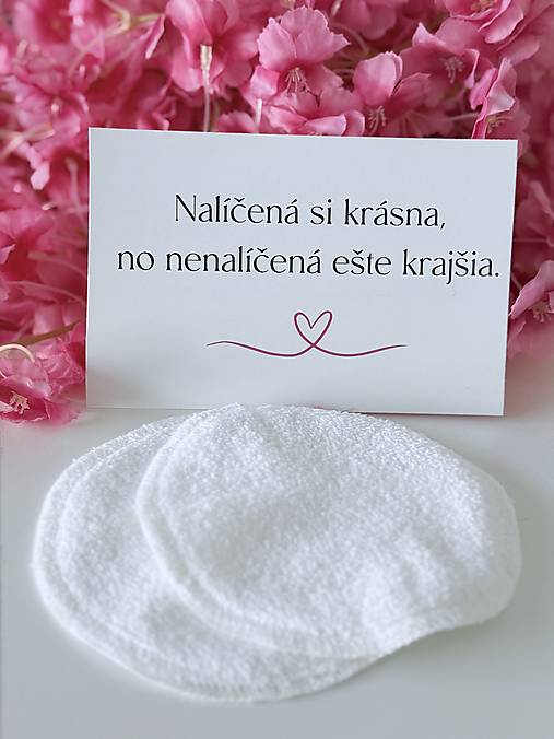 Úžitkový textil - Bavlnené kozmetické tampóny - 2 ks - 17841346_