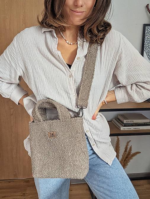 Kabelka  L I N A - hnedá