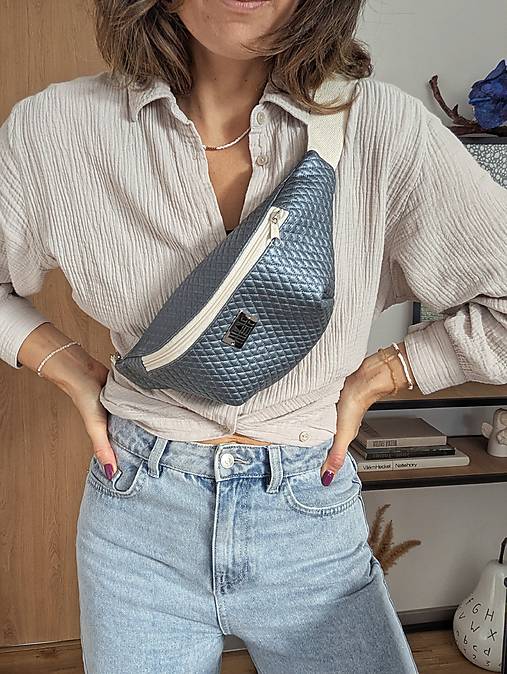 Ľadvinka - koženková šedá