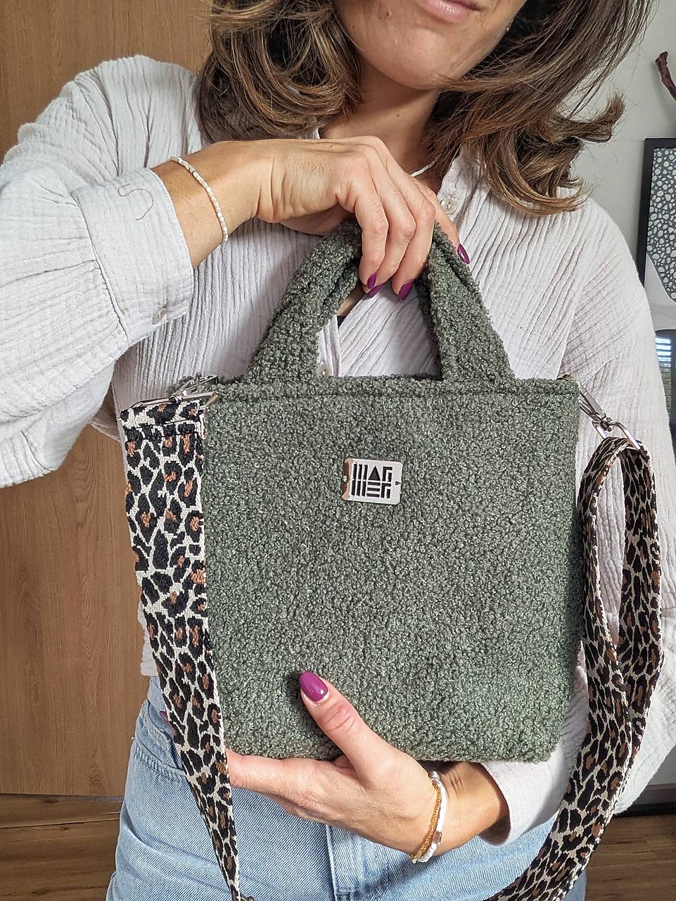 Kabelka  L I N A - zelená