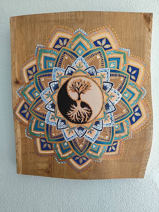 Obrazy - Mandala Života – Rovnováha koreňov a neba - 17842574_