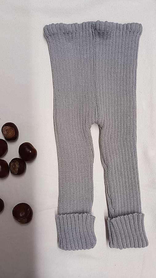 Nohavice - Detské kamasky šedá - 17845061_