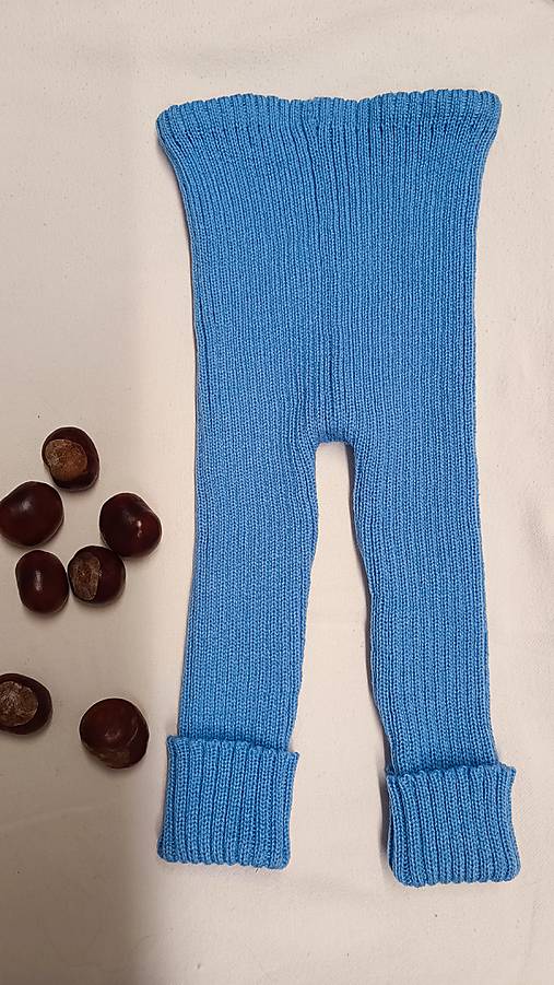 Nohavice - Detské kamasky modrá - 17845074_