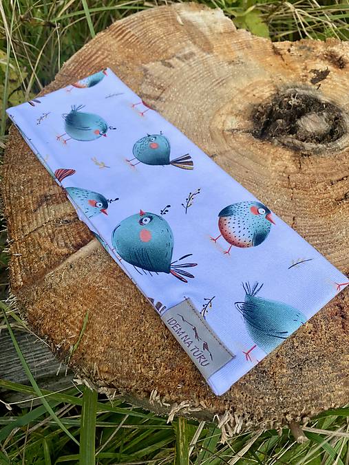 Čiapky, čelenky, klobúky - Čelenka na turistiku: Vtáčatá - 17843582_