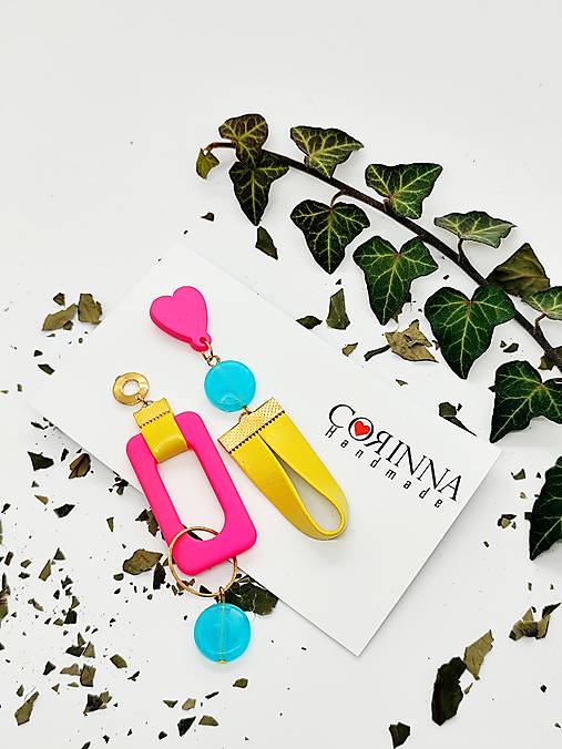 Asymetrické náušnice "Mariana"