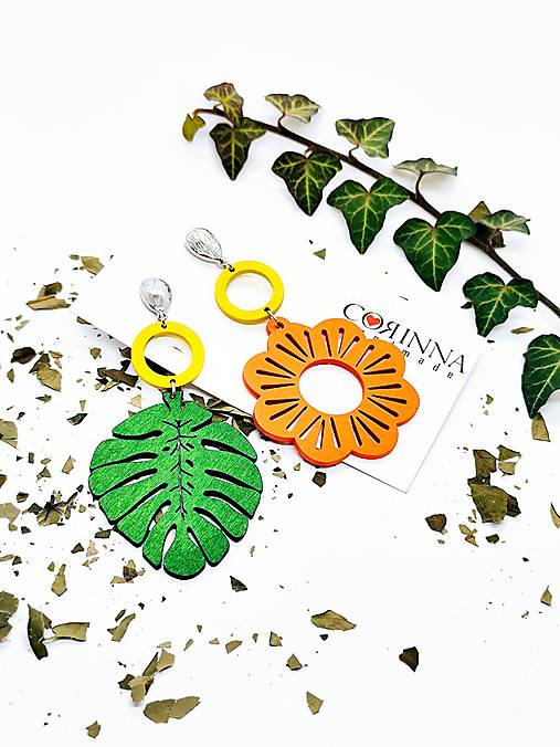 Asymetrické náušnice "Ami"