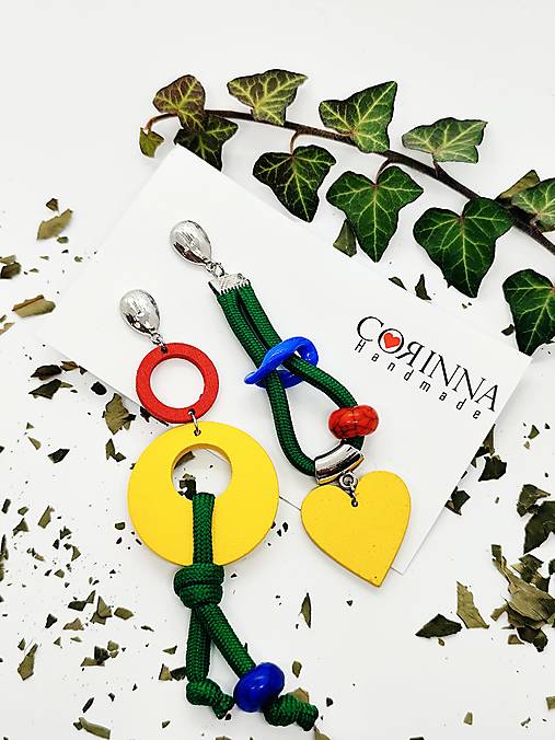 Asymetrické náušnice "Nina"