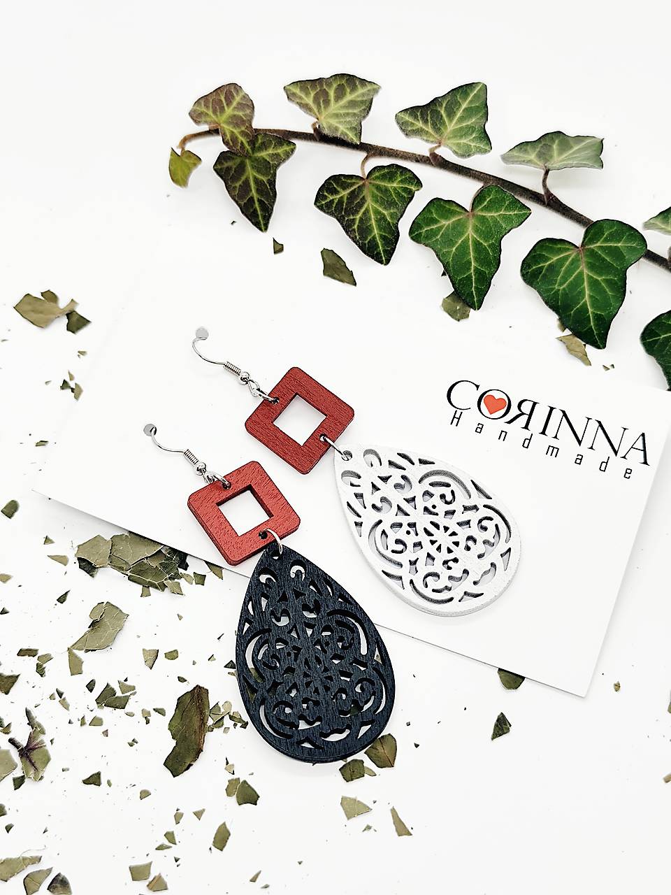 Asymetrické náušnice "Ria"