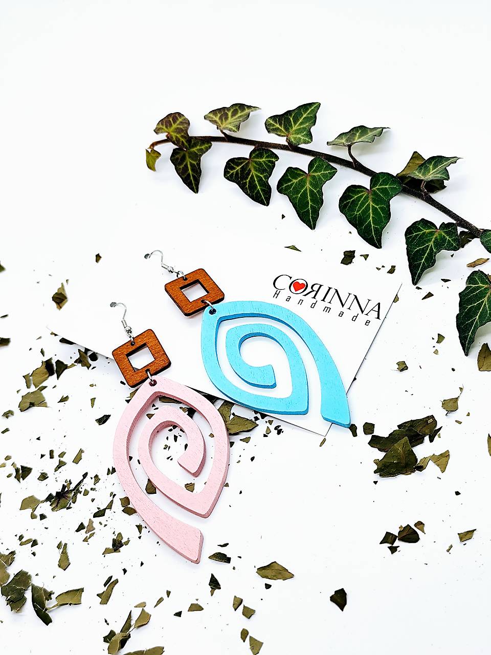 Asymetrické náušnice "Alinda"