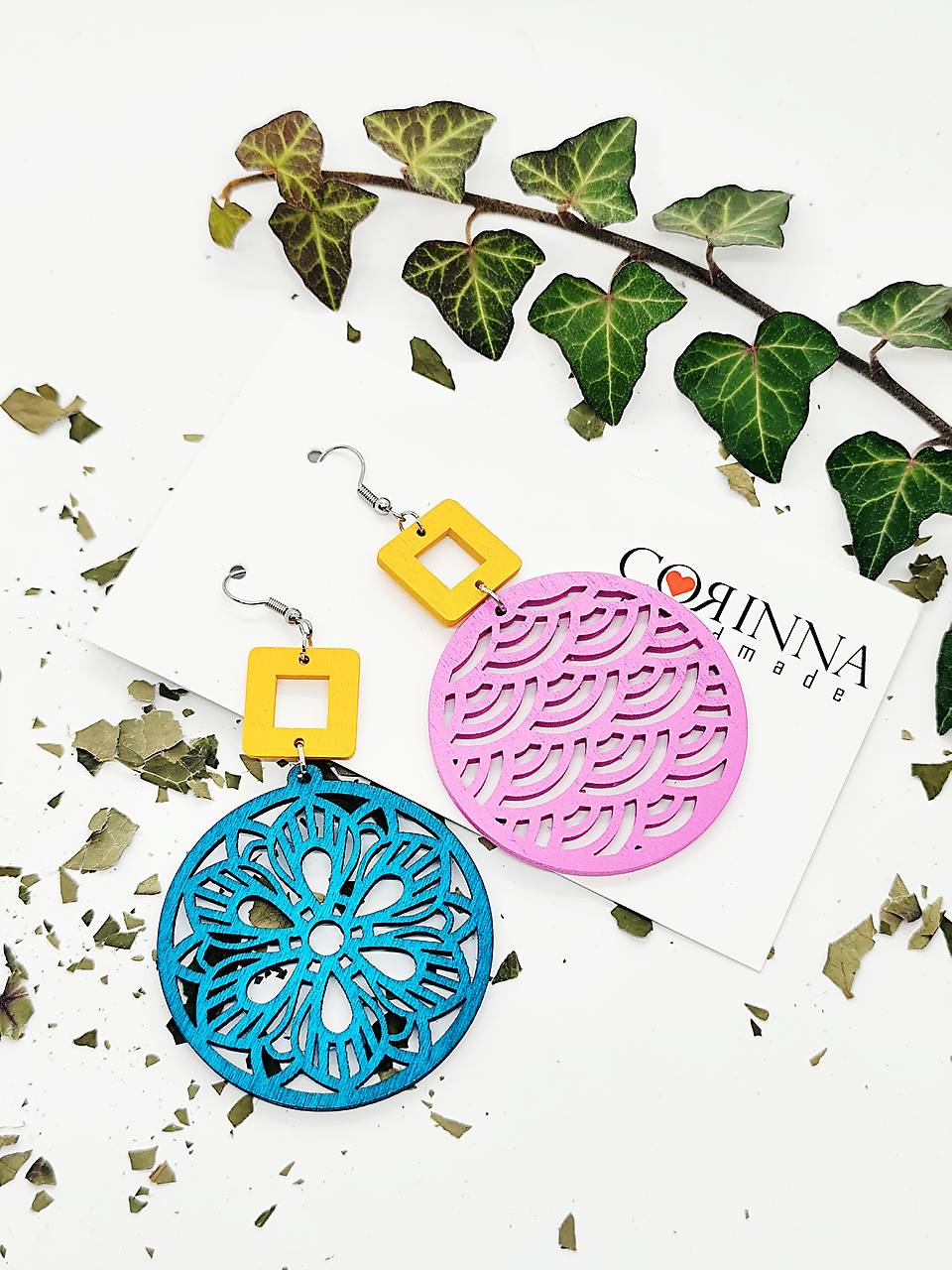 Asymetrické náušnice "Brigi"