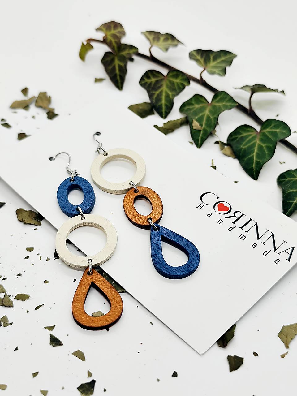 Asymetrické náušnice "Reni"