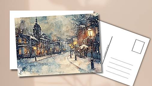 Papiernictvo - Pohľadnica " uličkou" - 17844240_