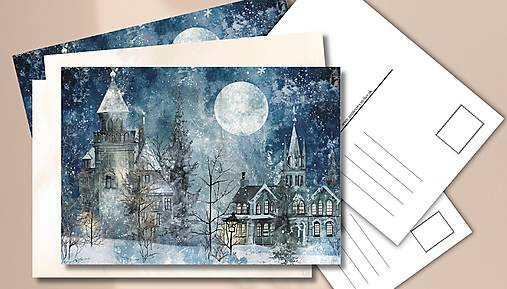 Papiernictvo - Pohľadnica "za splnu do kostola" - 17844283_