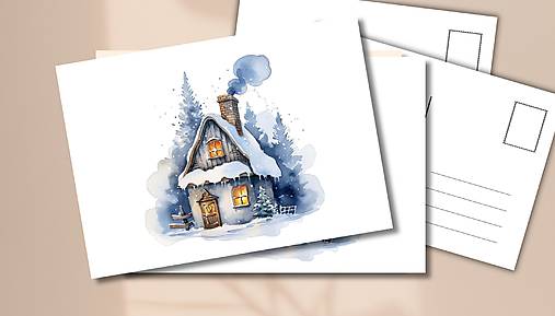 Papiernictvo - Pohľadnica "chalúpka rozkošná" - 17844294_