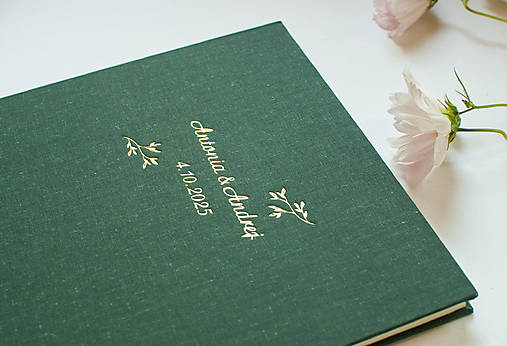 Papiernictvo - Svadobná kniha hostí Antonia & Andrej - 17844495_