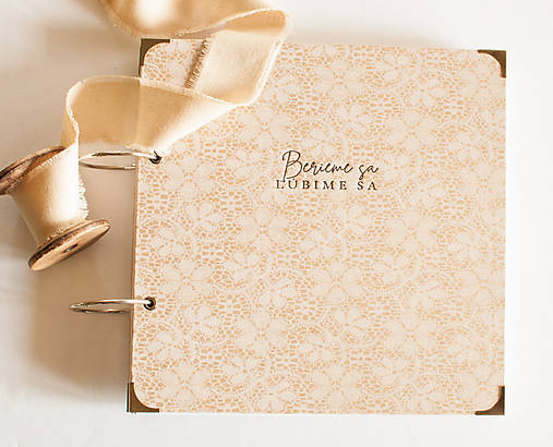 Papiernictvo - Berieme sa, Ľúbime sa- svadobná kniha hostí / fotoalbum - 17844727_