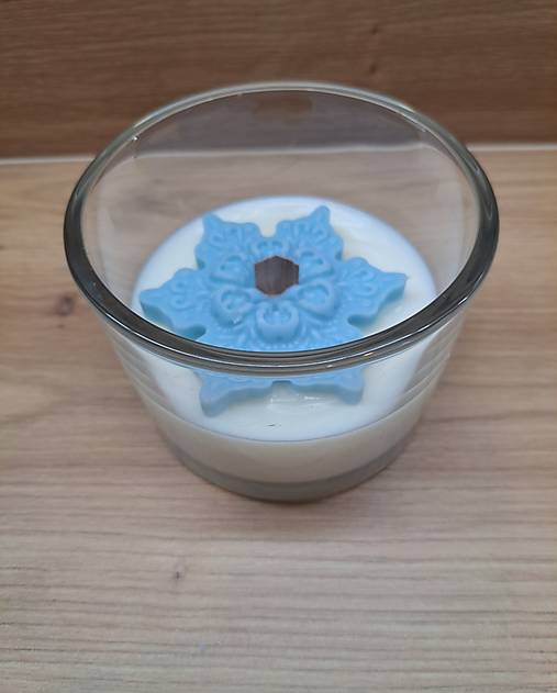 Sójová sviečka snehová vločka