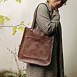 Kabelky - Kabelka WALKING bag graving BROWN - 17845313_