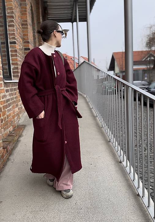 Bundy a kabáty - Vlnený kabát - 17845724_