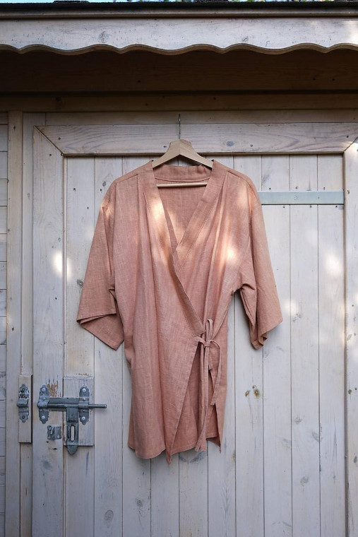 Kimoná - agora top KIMONO unisex avokado - 17844855_