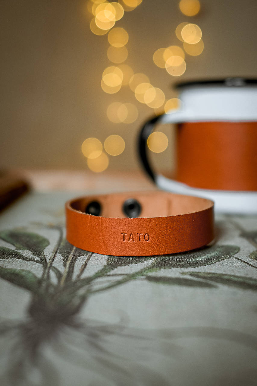 Kožený náramok (pánsky) - TATO