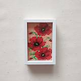 Dekorácie - Miniatúra: výšivka Maky 2 - 17847482_