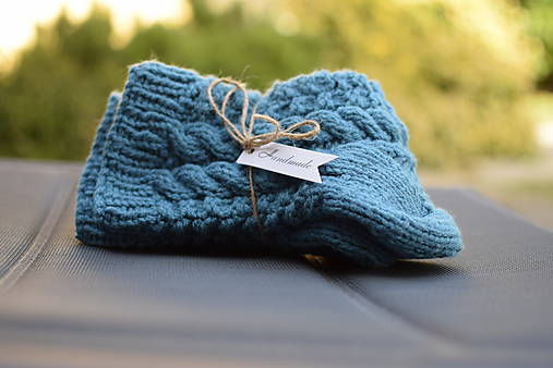 Pánske oblečenie - pánske osmičkové - modré ( v. 44-46) - 17848238_