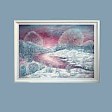 Obrazy - Zimné zore_50x70 - 17848935_