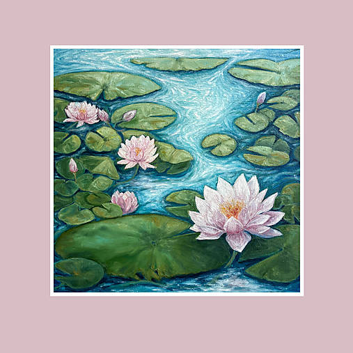 Obrazy - Lekno 60x60 - 17848888_