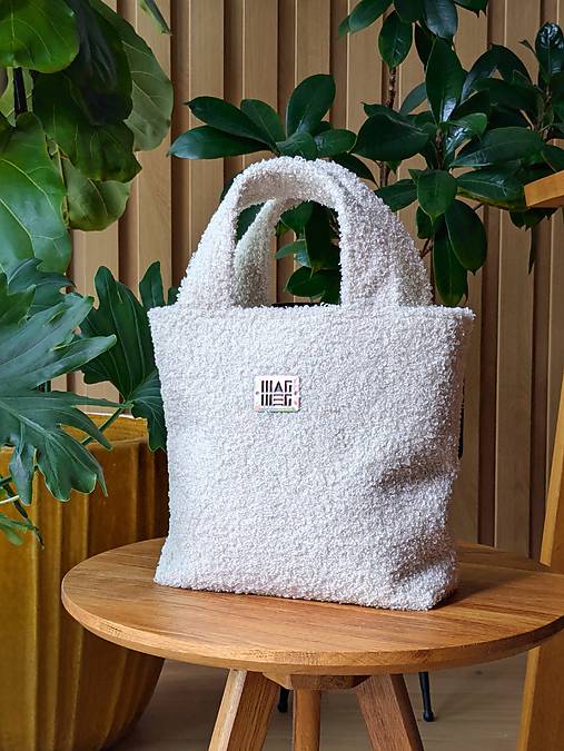 Kabelka  L I N A - teddy béžová