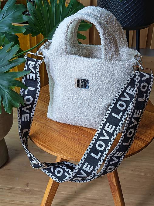 Kabelka  L I N A - teddy béžová