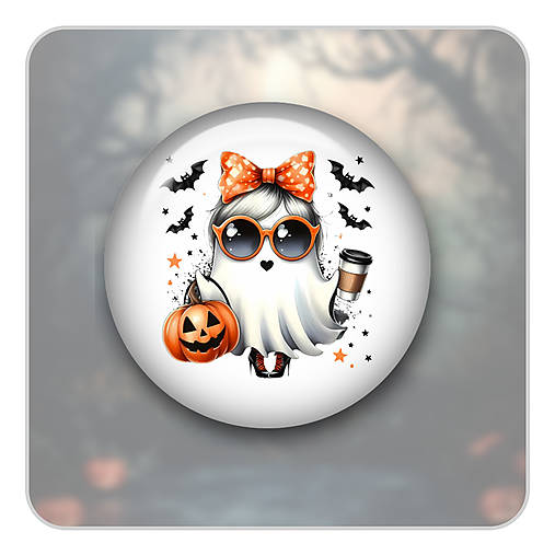 Brošne - Odznak - Duch Halloween 11 - 17847437_