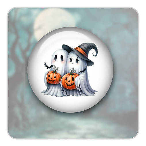 Brošne - Odznak - Duch Halloween 12 - 17847438_