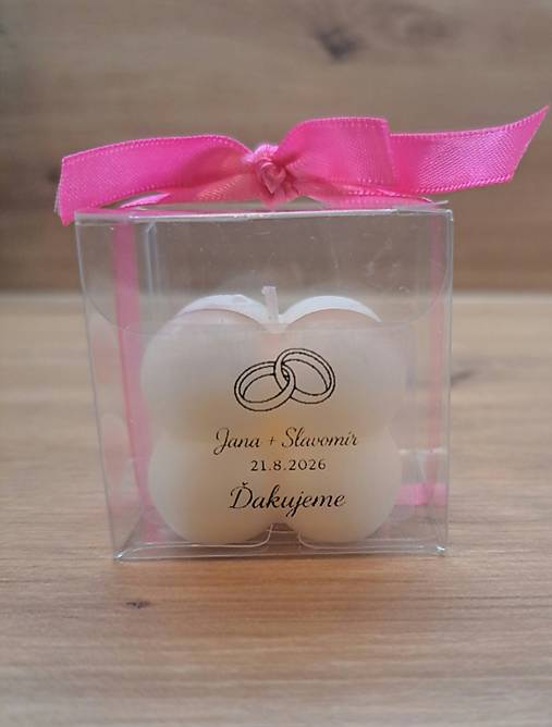 Mini bublinka-sladká spomienka na svadbu