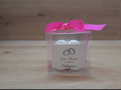 Mini bublinka-sladká spomienka na svadbu