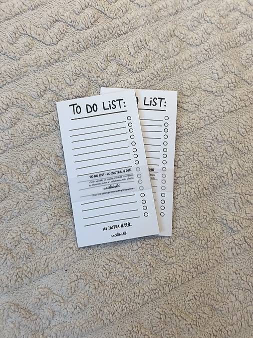 To do list