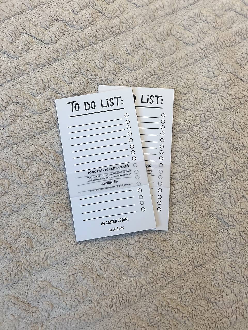 To do list