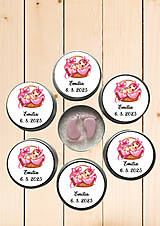 Sviečky - Voňavé darčeky SVIEČKY pre hostí na krstinách Babyshower - 17850522_