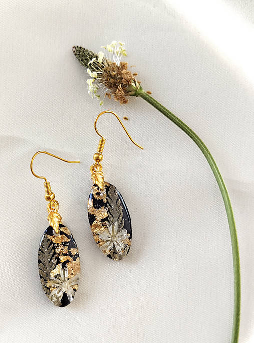 Náušnice - Živicové náušnice  - 17854547_