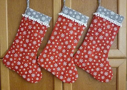 Dekorácie - Čižma vianočná/mikulášska - 17854225_