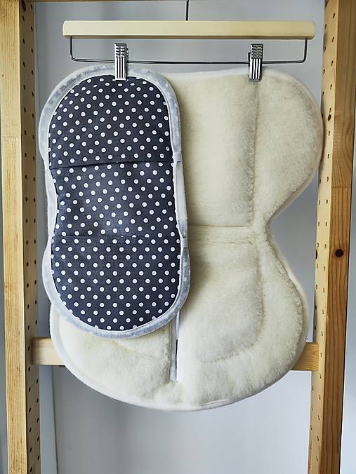 Detský textil - VLNIENKA podložka novorodenecká do autosedačky Cybex Aton 5  100% Merino Top Super wash Natural  Bodka - 17853268_