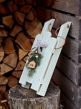  - Ozdobné drevené sánky  - 17854075_