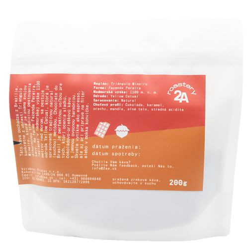 Káva 2A roastery Brazil - Chocolate do Brasil (200 g)