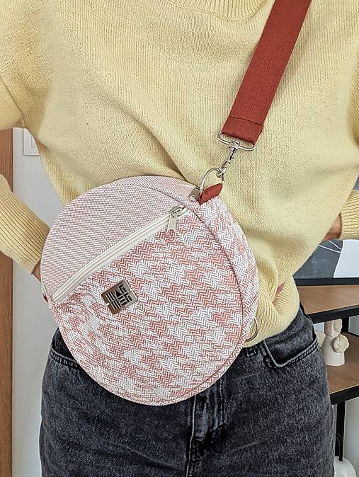 Kabelka  M U L T I  - bledoružová