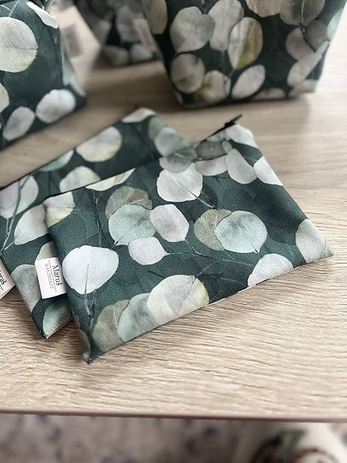 Kozmetická taštička - eukalyptus