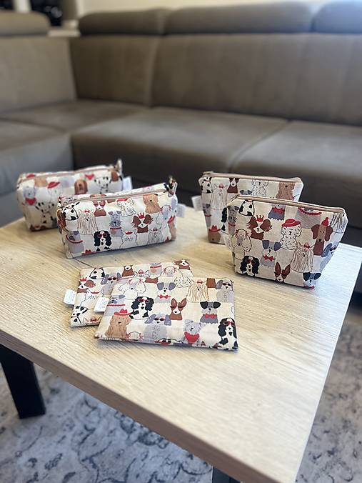 Kozmetická taštička - psy