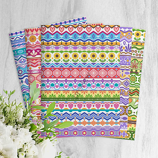 Papiernictvo - Slovníček - horizontálne ornamenty - 17855588_